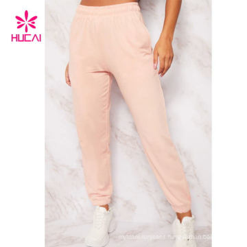 Wholesale Custom Cotton Spandex Track Pants for Gym